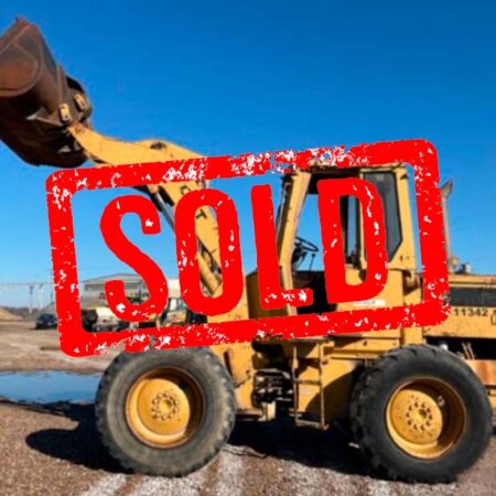 1992 CATERPILLAR 910F WHEEL ENCLOSED CAB LOADER  AUXILIARY HYDRAULICS & QUICK ATTACH