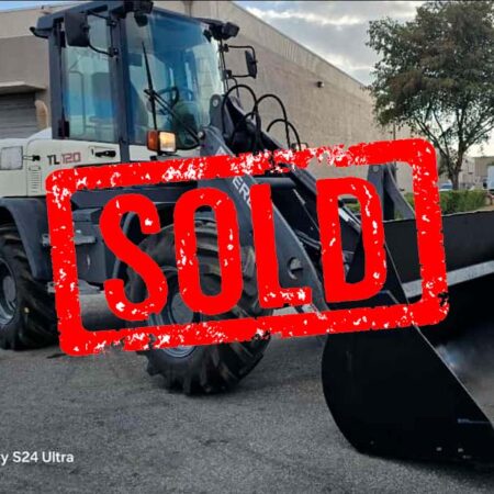 2016 TEREX TL120 WHEEL LOADER & WITH  EXTENDED BOOM ATTACHMENT