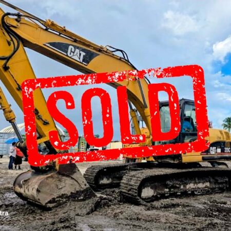 2008 CATERPILLAR 320CL EXCAVATOR ENCLOSED CAB HAMMER LINE KIT, A/C