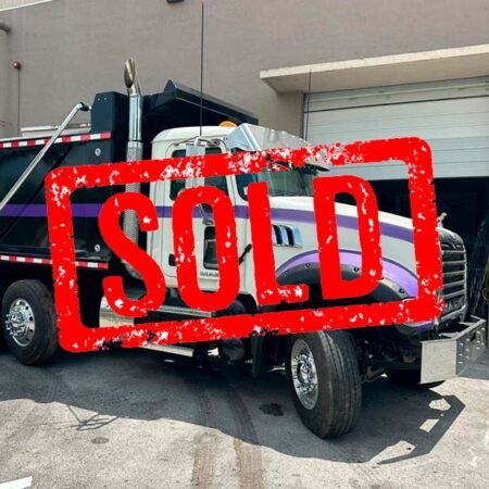 2015 MACK GRANITE DUMP TRUCK TRI-AXLE STEEREABLE THIRD AXLE