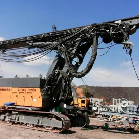2016 LIEBHERR LRB 355 PILE DRIVING AND DRILLING RIG,  OPERATING WEIGHT UP TO 108 TONS
