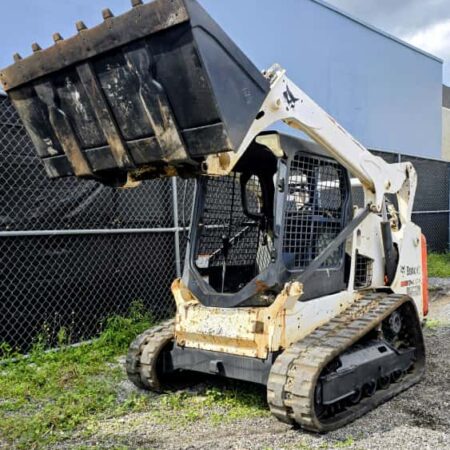 2017 BOBCAT, T590 SKID STEER LOADER  W/ AUXILIARY HYDRAULICS