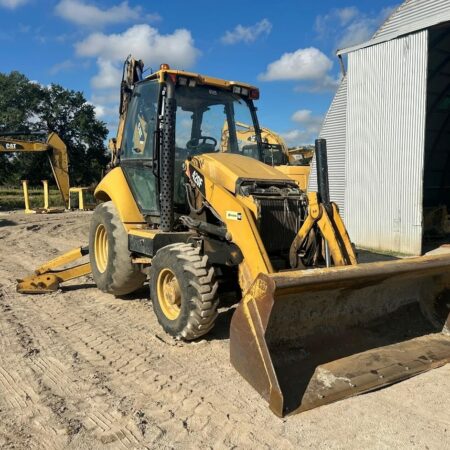 2015 CATERPILLAR 420F BACKHOE ENCLOSED CAB 4X4