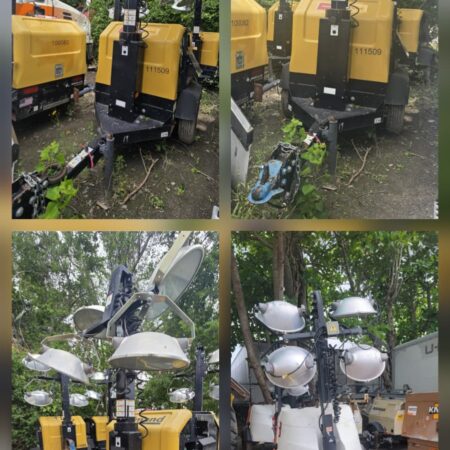 2018 & 2020 NIGHT-LITE V SERIES PORTABLE  LIGHTS TOWER W/ TRAILER