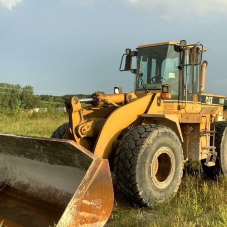 1999 CATERPILLAR 960F WHEEL LOADER ENCLOSED CAB & A/C RIDE CONTROL & AUTOSHIFT
