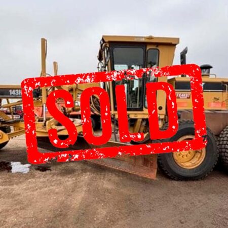 2006 CATERPILLAR 143H MOTOR GRADER  EROPS A/C & HEAT W/ SNOW PLOW