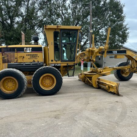 2007 CATERPILLAR 12H ENCLOSED CAB  A/C  & BLADE VHP PLUS