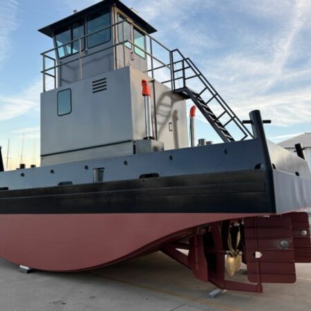 2014 TWIN INLAND PUSH BOAT MARINE SPECIALTIES DREDGE TENDER  SUPPORT VESSEL STEEL