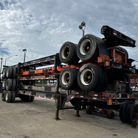 CHASSIS CONTAINERS 40FT 5 SPOKE WHEELS WITH 11R22.5 TIRES YEARS 1990 TO 2000