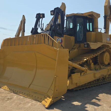 1998 CATERPILLAR D9R DOZER W/ REAR MULTI SHANK RIPPER  ENCLOSED  CAB W/ ROPS CANOPY