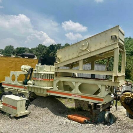 1998 SYMONS CONE CRUSHER WITH SCREEN 5X14 W/ 3 BED 4 FEED ON A DOUBLE CHASSIS  WITH OR WITHOUT SCREEN