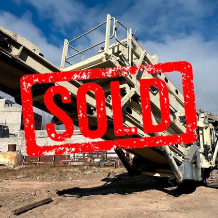 2005 METSO NORDBERG ST 352 TRACKED MOBILE SCREENING PLANT TRACKED W/BRAND NEW BELTS & DOUBLE DECK