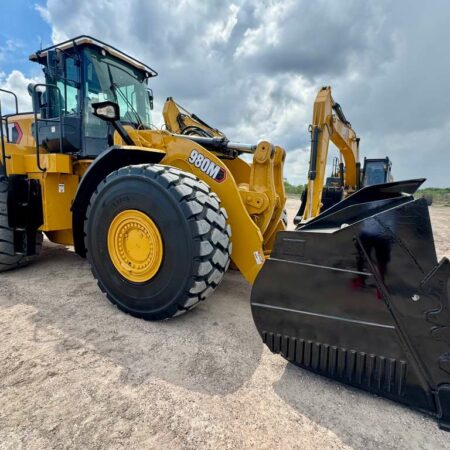 2018 CATERPILLAR 980M WHEEL LOADER  ENCLOSED CAB A/C & HEATING