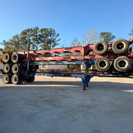 1999 CHASSIS CONTAINER 40FT WITH 11R22.5 TIRES & SPOKE WHEELS