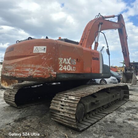 2012 HITACHI ZAXIS 240LC EXCAVATOR ENCLOSED CAB