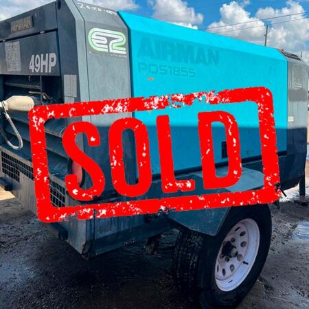 2009 AIRMAN PDS185S COMPRESSOR WITH TRAILER