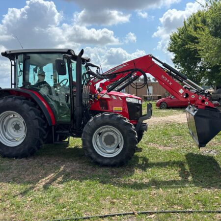 2023 MASSEY FERGUSON 931X TRACTOR 4X4 WITH FRONT LOADER ENCLOSED CAB WITH A/C