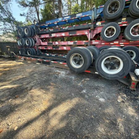 1999 TO 2000 40FT CONTAINER CHASSIS 11R22.5 & SPOKE WHEELS