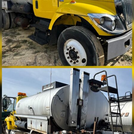 2012 INTERNATIONAL ETNYRE BLACK TOPPER CENTENNIAL 2000 GALLON ASPHALT DISTRIBUTOR TRUCK