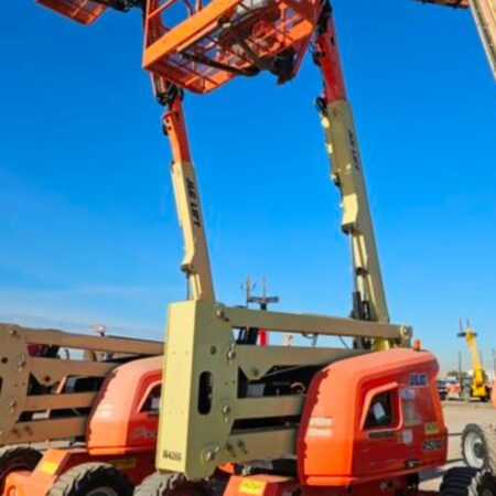 2016 JLG 450AJ ARTICULATING BOOM LIFT PLATFORM HEIGHT 45 FT DIESEL ENGINE