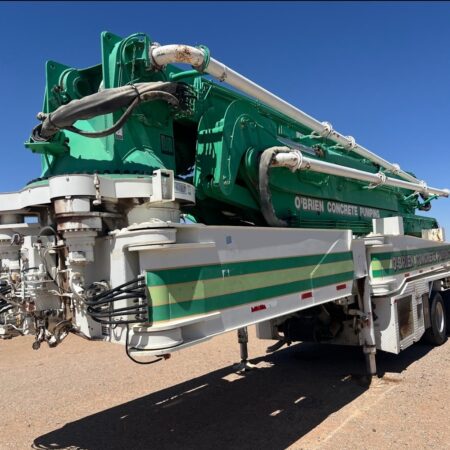 PUTZMEISTER CONCRETE BOOM PUMP 54M  CONTAINED  177 FT  REACH READY  TO MOUNT ON A TRUCK