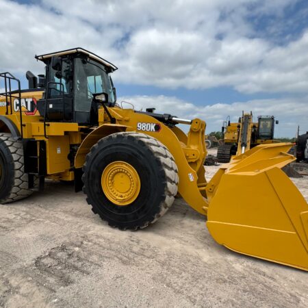 2014 CATERPILLAR 980K WHEEL LOADER ENCLOSED CAB A/C & HEAT