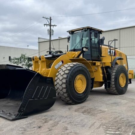 2015 CATERPILLAR 980M WHEEL LOADER WITH ENCLOSED CAB A/C