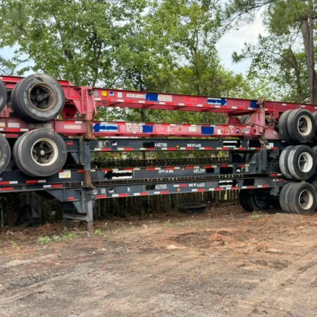 1999 40FT CONTAINER CHASSIS 11R22.5 & SPOKE WHEELS