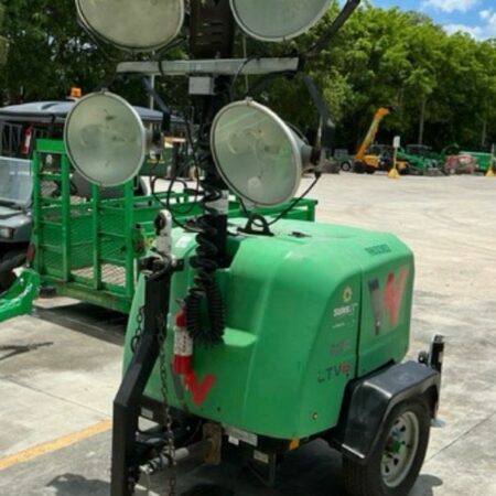 2017 WACKER LTV6L 6 KW LIGHT TOWER BALL HITCH TRAILER