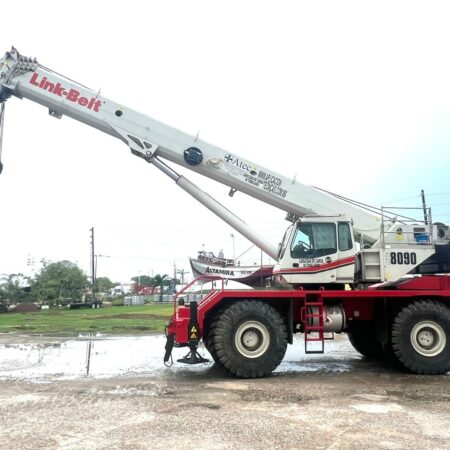 2019 LINK-BELT RTC-8090 SERIES II 90 US TON RT CRANE 4X4  WITH  4 HYDRAULIC OUTRIGGERS W/ FLY JIB 5-SECT/ TELESCOPIC BOOM