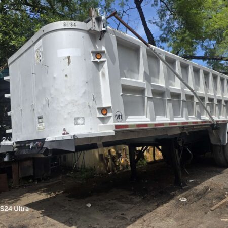 1993 HILL 30 FT ALUMINUM END DUMP TRAILER 30 FT LENGTH