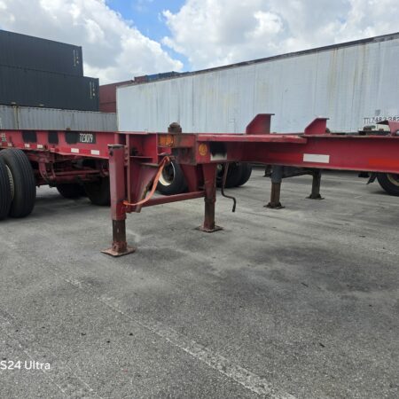 2005 & 2006 20 FT CONTAINER CHASSIS 20FT WITH SLIDING AXLES & 11R22.5