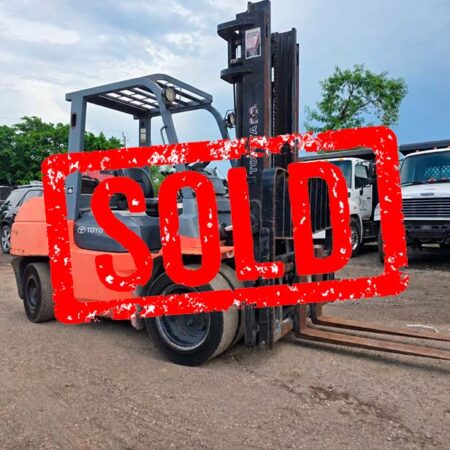 2005 TOYOTA 7FDKU40 DIESEL FORKLIFT 4.1 TON/8,200 LB DIESEL & SIDE SHIFTER