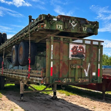 STEEL FLATBED TRAILERS 40X96 HEAVY-DUTY STEEL