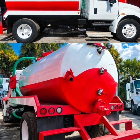 2007 INTERNATIONAL SEPTIC TANK TRUCK  2,250 GALLONS