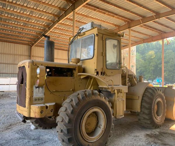 1979 CATERPILLAR 950 WHEEL LOADER ENCLOSED CAB BAD TRANSMISSION 002