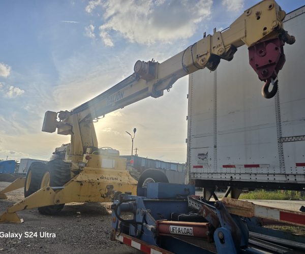 1982 GALION 150FA ROUGH TERRAIN CRANE 4X4 15 TON CAPACITY TELESCOPIC BOOM & HOOK BLOCK 001