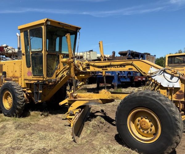 1986 CATERPILLAR 140G MOTOR GRADER W RIPPER ENCLOSED CAB 004