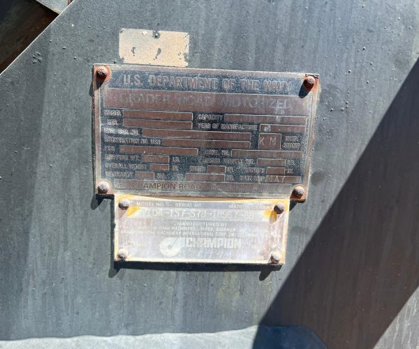 1988 CHAMPION 710A MOTOR GRADER 009