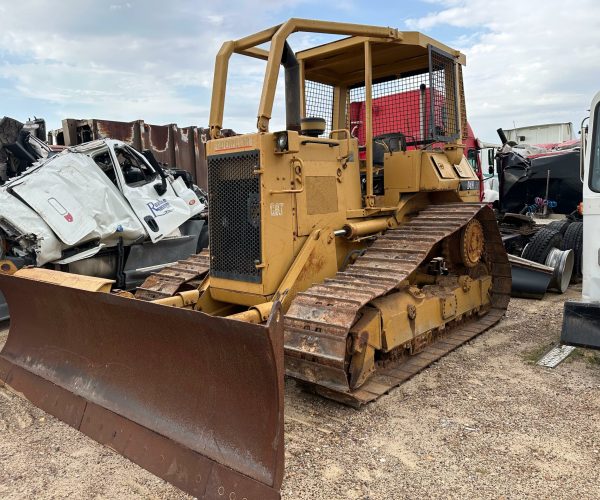 1989 CATERPILLAR D4 CRAWLER DOZER OPEN CAB CANOPY 001