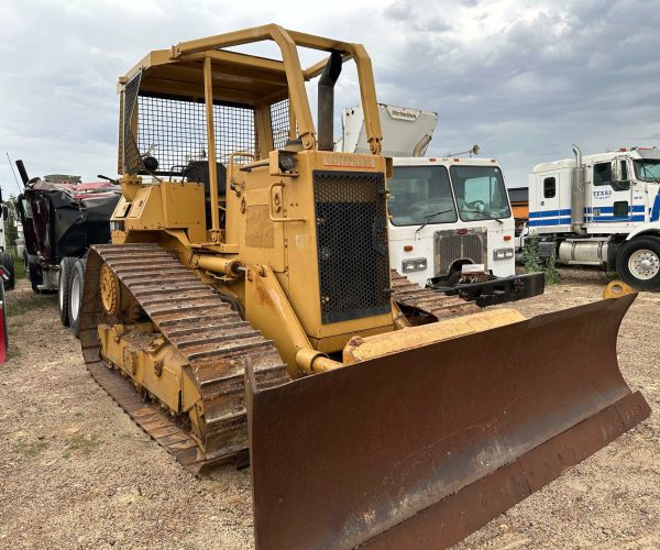 1989 CATERPILLAR D4 CRAWLER DOZER OPEN CAB CANOPY 002