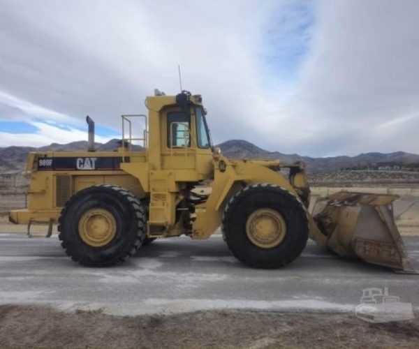 1992 CATERPILLAR 980F WHEEL LOADER ENCLOSED CAB W AC & HEATER 001