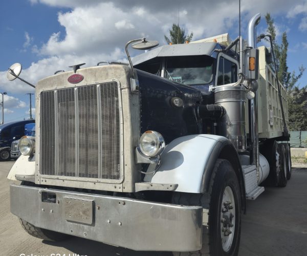 1992 PETERBILT 359 DUMP TRUCK TRI-AXLE CUMMINS BIGCAM 002