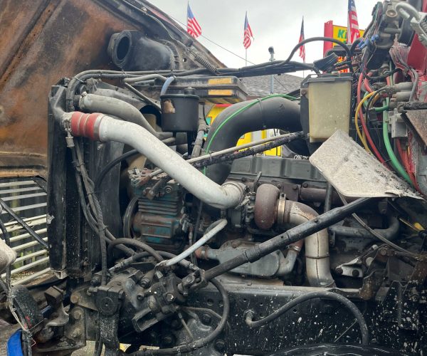 1993 FOR L9000 ORIGINAL DUMP TRUCK TANDEM 16FT LONG BODY 012