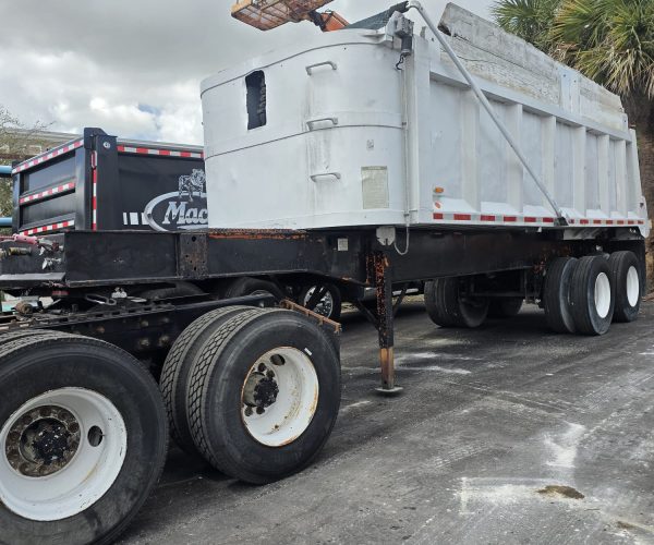 1993 MACK CH DAY CAB TANDEM W ALUMINUM DUMP TRAILER 003