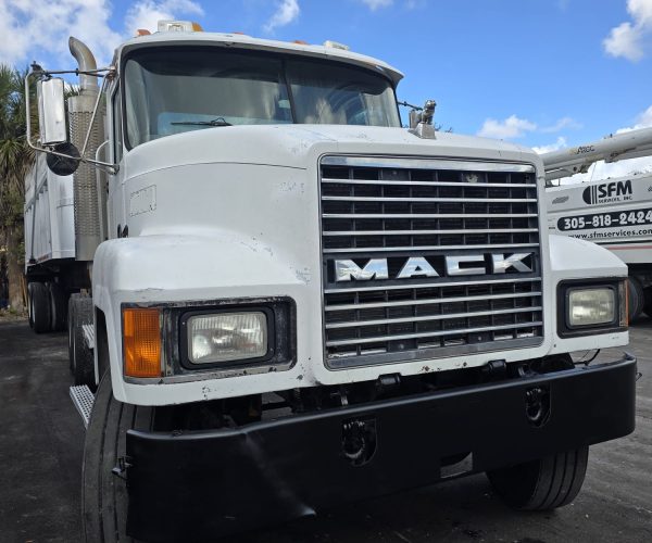 1993 MACK CH DAY CAB TANDEM W ALUMINUM DUMP TRAILER 004