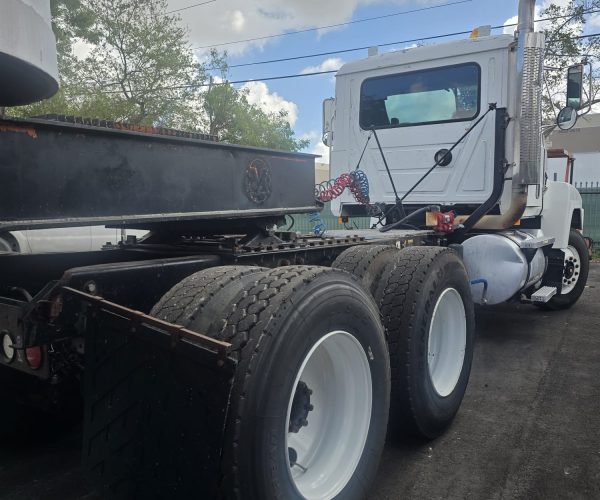 1993 MACK CH DAY CAB TANDEM W ALUMINUM DUMP TRAILER 007