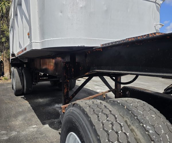 1993 MACK CH DAY CAB TANDEM W ALUMINUM DUMP TRAILER 018