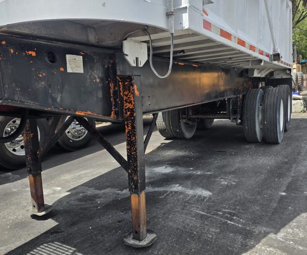 1993 MACK CH DAY CAB TANDEM W ALUMINUM DUMP TRAILER 022