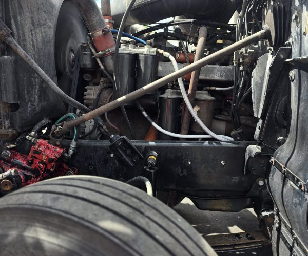 1993 MACK CH DAY CAB TANDEM W ALUMINUM DUMP TRAILER 027